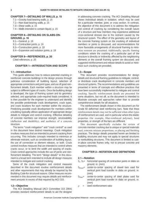 ACI 224.4R-13 pdf