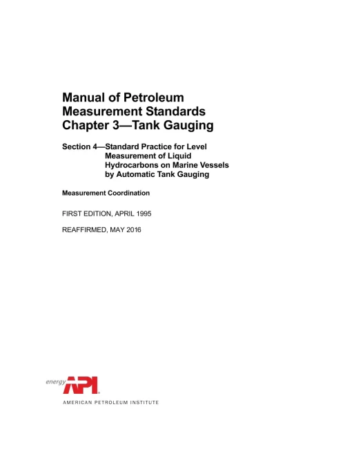 API MPMS Chapter 3.4 (R2021) pdf