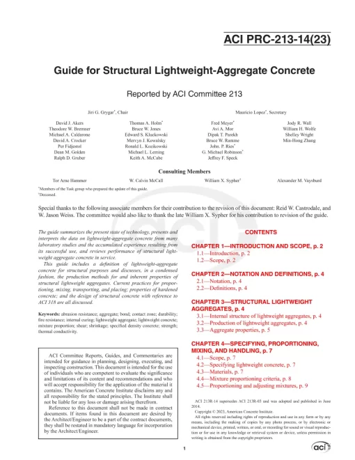 ACI PRC-213-14(23) pdf