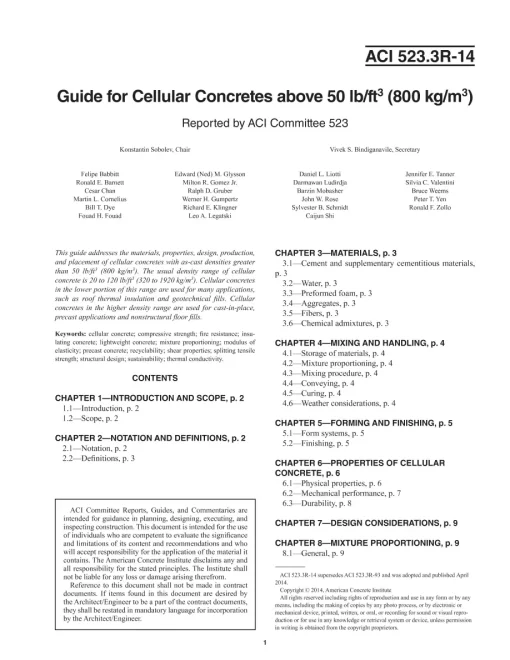 ACI 523.3R-14 pdf