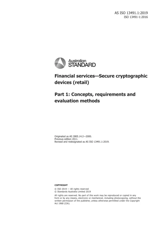 AS ISO 13491.1:2019 pdf