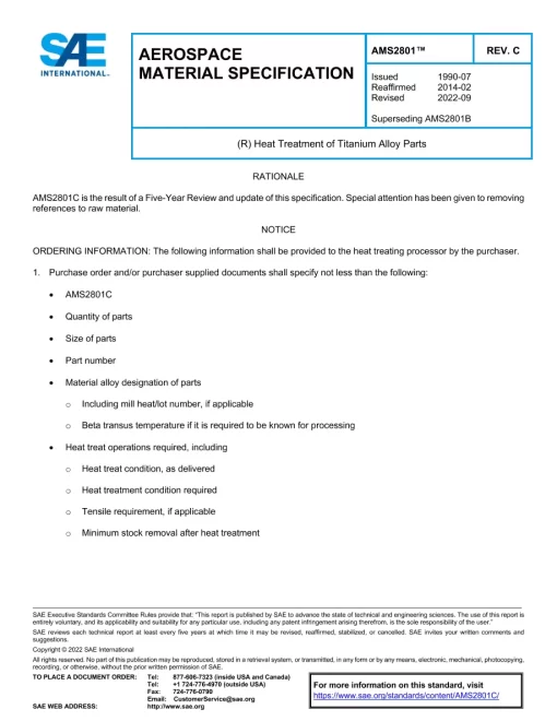 SAE AMS2801C pdf