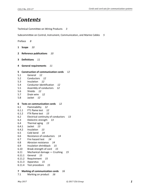 CSA C22.2 No. 233-17 (R2022) pdf