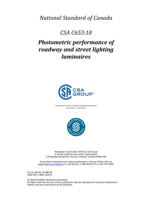 CSA C653:18 (R2024) pdf