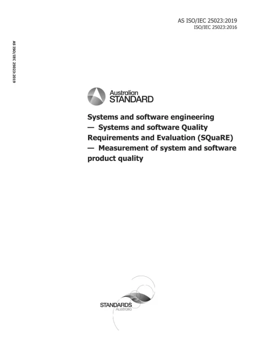 AS ISO/IEC 25023:2019 pdf