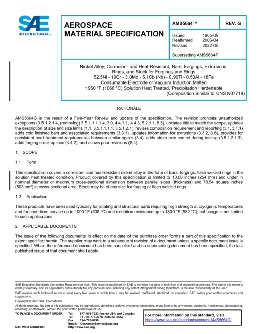 SAE AMS5664G pdf