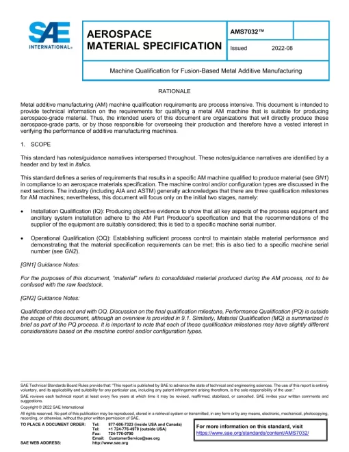 SAE AMS7032 pdf