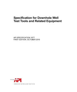 API Spec 19TT (R2022) pdf