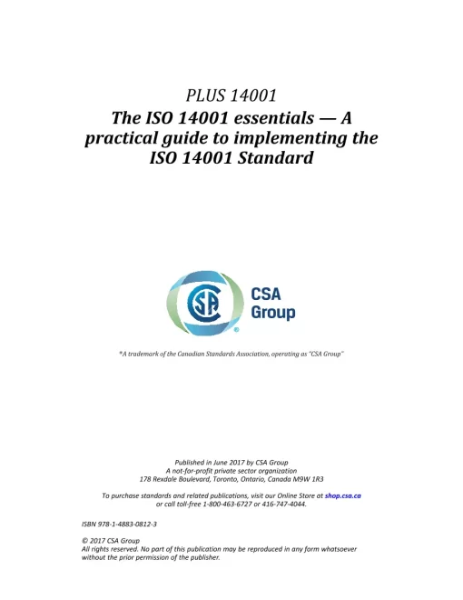 CSA PLUS 14001 pdf