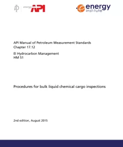 API MPMS Chapter 17.12 / EI HM 51 pdf