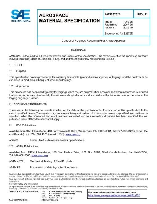 SAE AMS2375F pdf