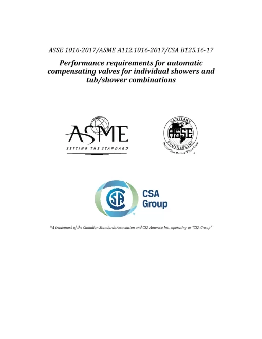 CSA B125.16-17/ASSE 1016-2017/ASME A112.1016-2017 (R2021) pdf