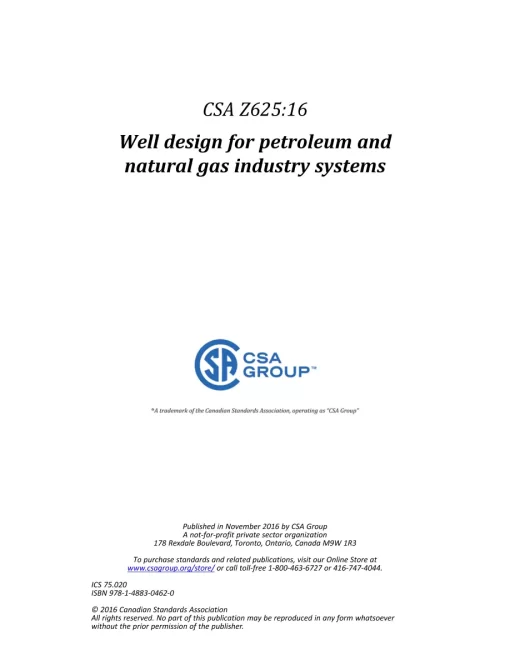 CSA Z625-16 (R2021) pdf