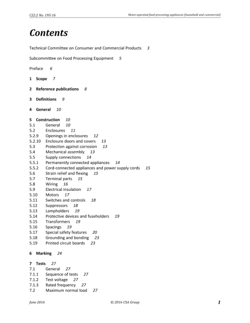 CSA C22.2 NO. 195-16 (R2021) pdf