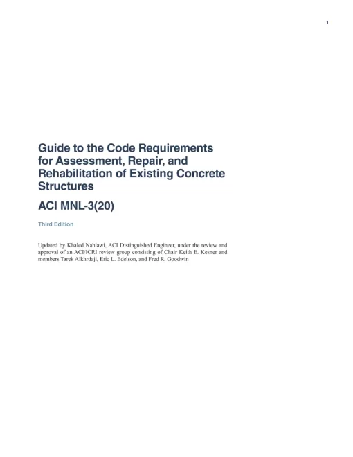 ACI MNL-3(20) pdf