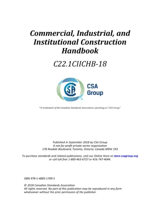 CSA C22.1CIICHB-18 pdf