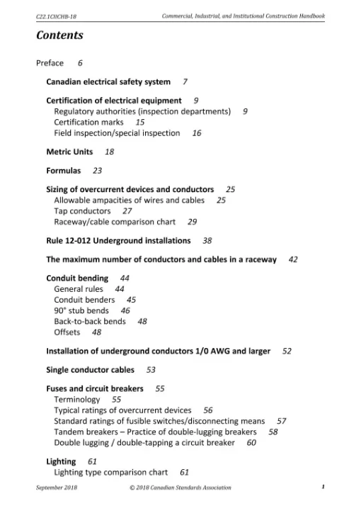 CSA C22.1CIICHB-18 pdf