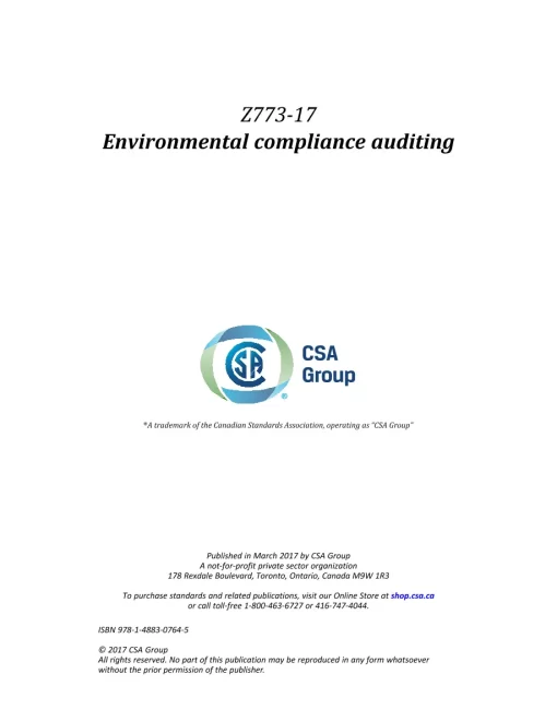 CSA Z773-17 (R2022) pdf