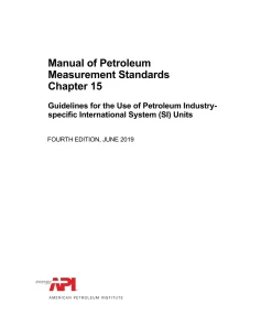 API MPMS Chapter 15 (R2024) pdf