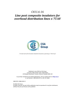 CSA C411.6-16 (R2021) pdf