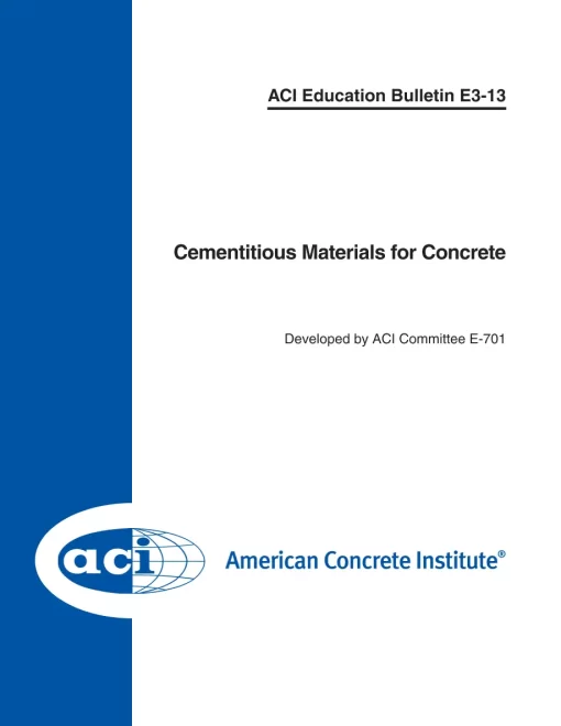 ACI E3-13 pdf