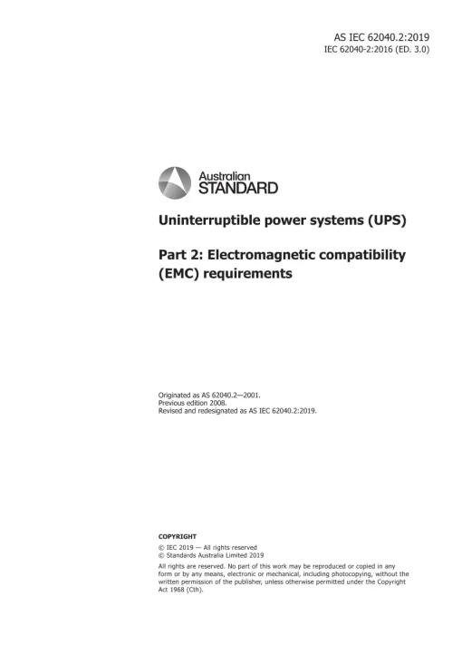 AS IEC 62040.2:2019 pdf