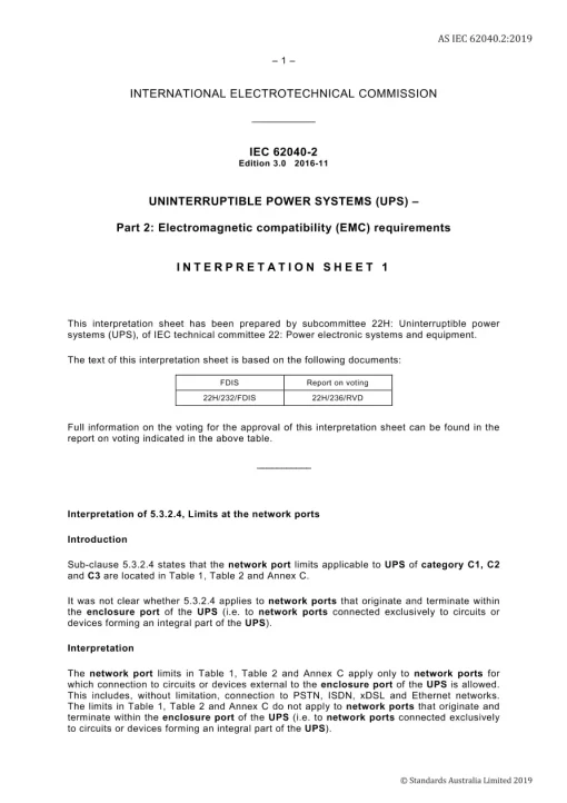 AS IEC 62040.2:2019 pdf