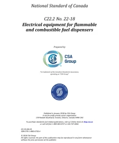 CSA C22.2 No. 22-18 (R2022) pdf