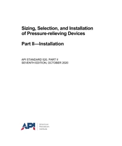 API Std 520, Part 2 pdf