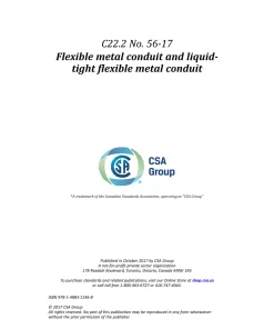 CSA C22.2 NO. 56-17 (R2022) pdf