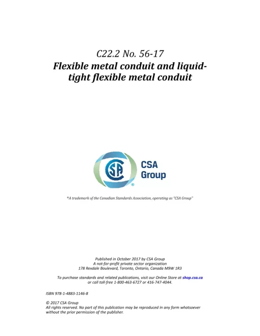 CSA C22.2 NO. 56-17 (R2022) pdf