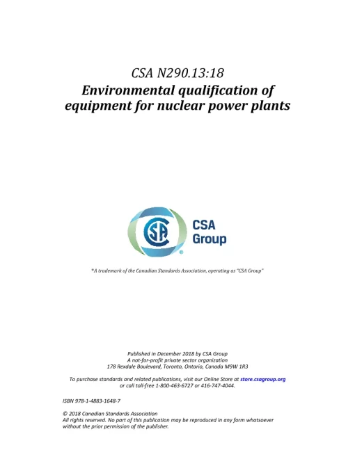 CSA N290.13:18 (R2023) pdf