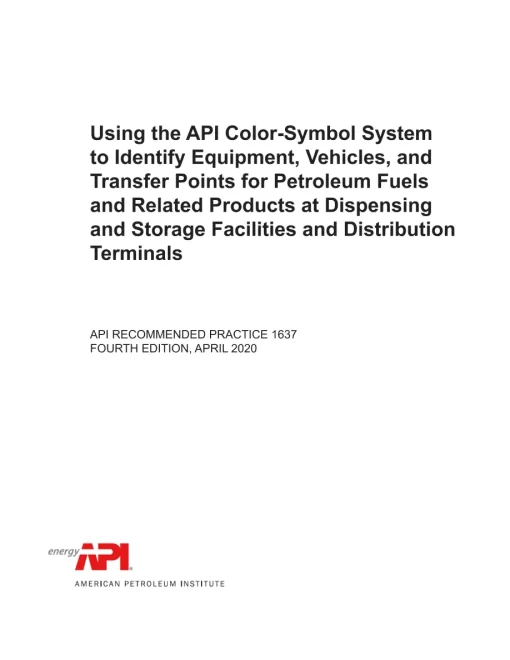 API RP 1637 pdf