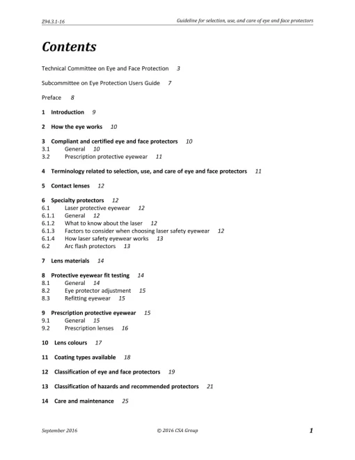 CSA Z94.3.1-16 pdf