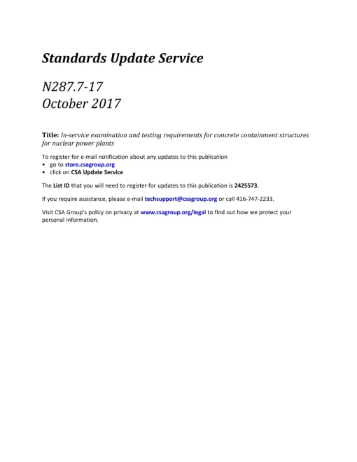 CSA N287.7-17 (R2022) pdf