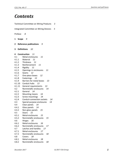 CSA C22.2 No. 40-17 (R2022) pdf