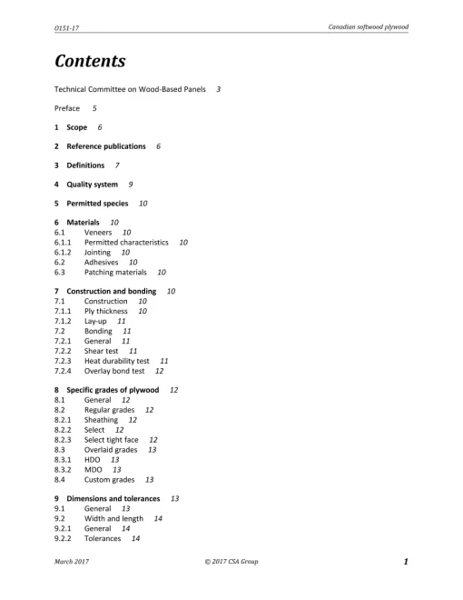 CSA O151-17 (R2022) pdf