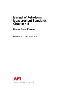 API MPMS Chapter 4.5 pdf