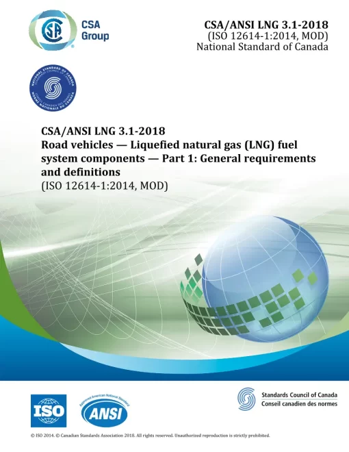 CSA ANSI LNG 3.1-2018 pdf