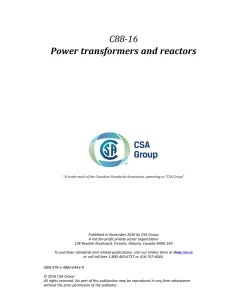 CSA C88:16 (R2021) pdf