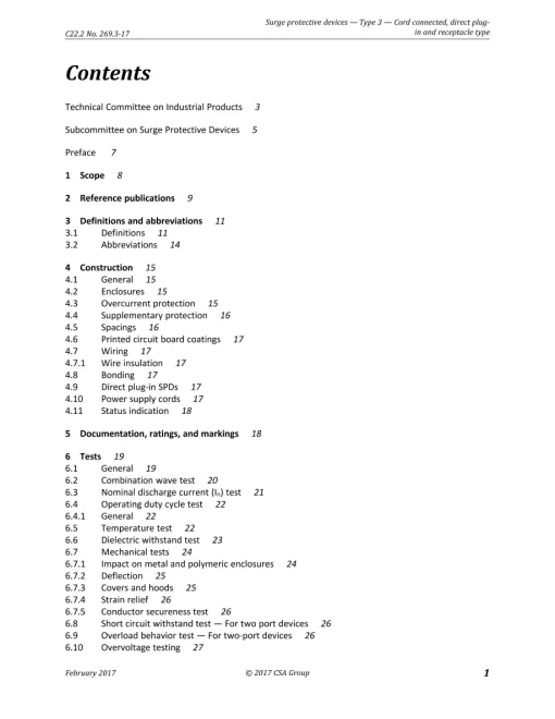 CSA C22.2 NO. 269.3-17 (R2022) pdf