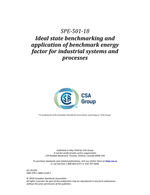 CSA SPE-501-18 pdf