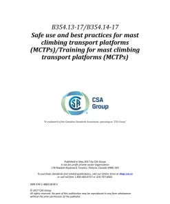 CSA B354.13-17/B354.14-17 (R2022) pdf