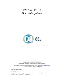 CSA C22.2 NO. 331-17 (R2021) pdf