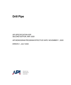 API Spec 5DP pdf