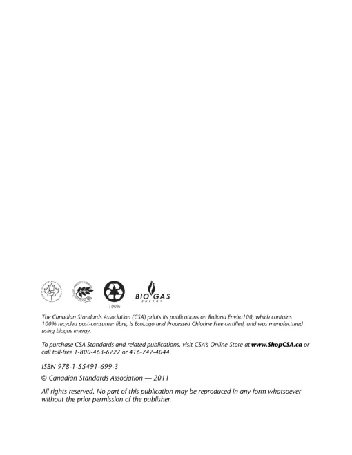 CSA N290.0-11/N290.3-16 Package pdf