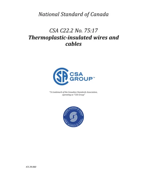 CSA C22.2 NO. 75-17 (R2022) pdf