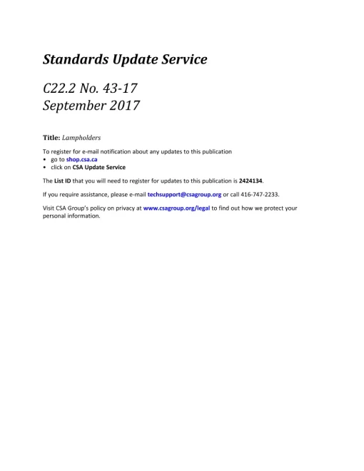 CSA C22.2 NO. 43-17 (R2022) pdf