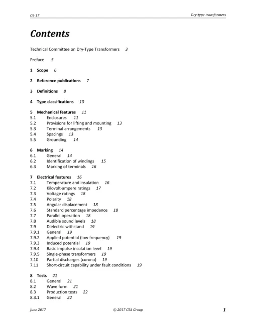 CSA C9-17 (R2022) pdf