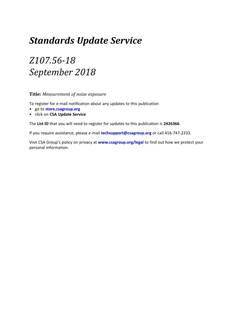 CSA Z107.56-18 (R2022) pdf